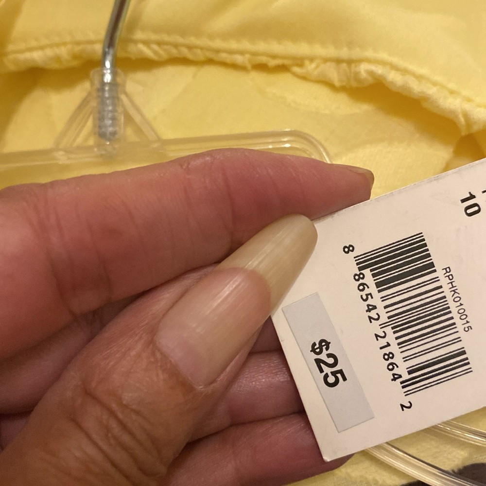 Sleeveless Yellow dress for junior - Picture 7 of 7